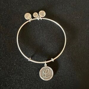 Alex and Ani L Initial Bracelet, new without tags.